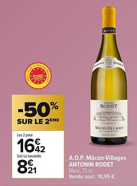 A.O.P. Mâcon-Villages ANTONIN RODET