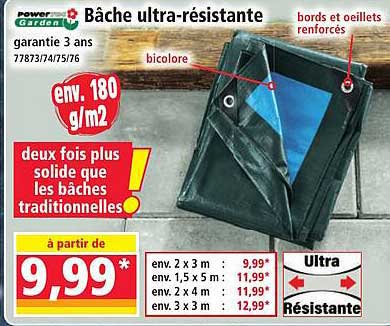 Bâche ultra-résistante
