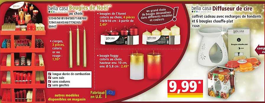 bella casa Diffuseur de cire