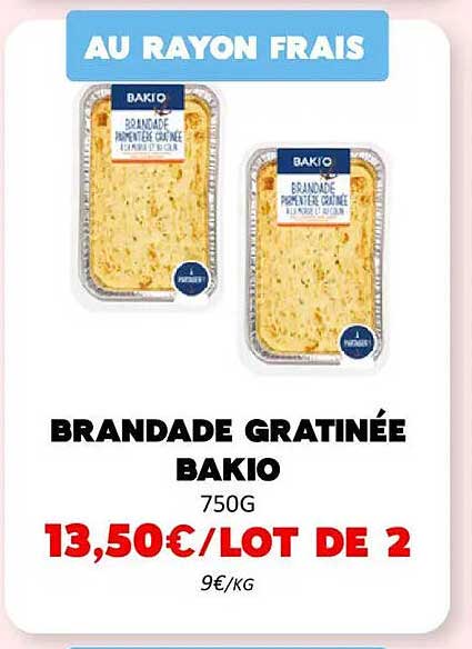 BRANDADE GRATINÉE BAKIO