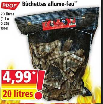 Buchettes allume-feu**