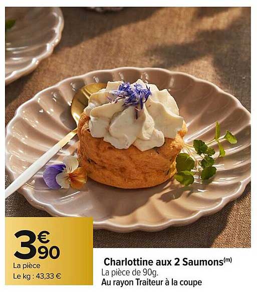 Charlotte aux 2 Saumons