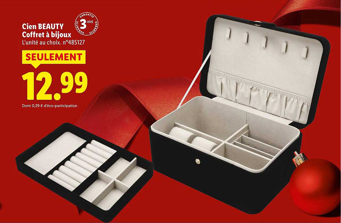 Cien BEAUTY Coffret à bijoux