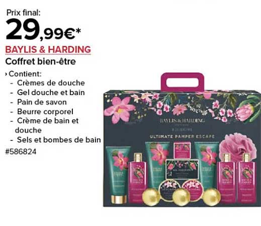Coffret bien-être BAYLIS & HARDING