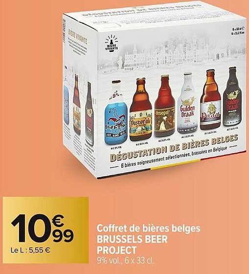 Coffret de bières belges BRUSSELS BEER PROJECT