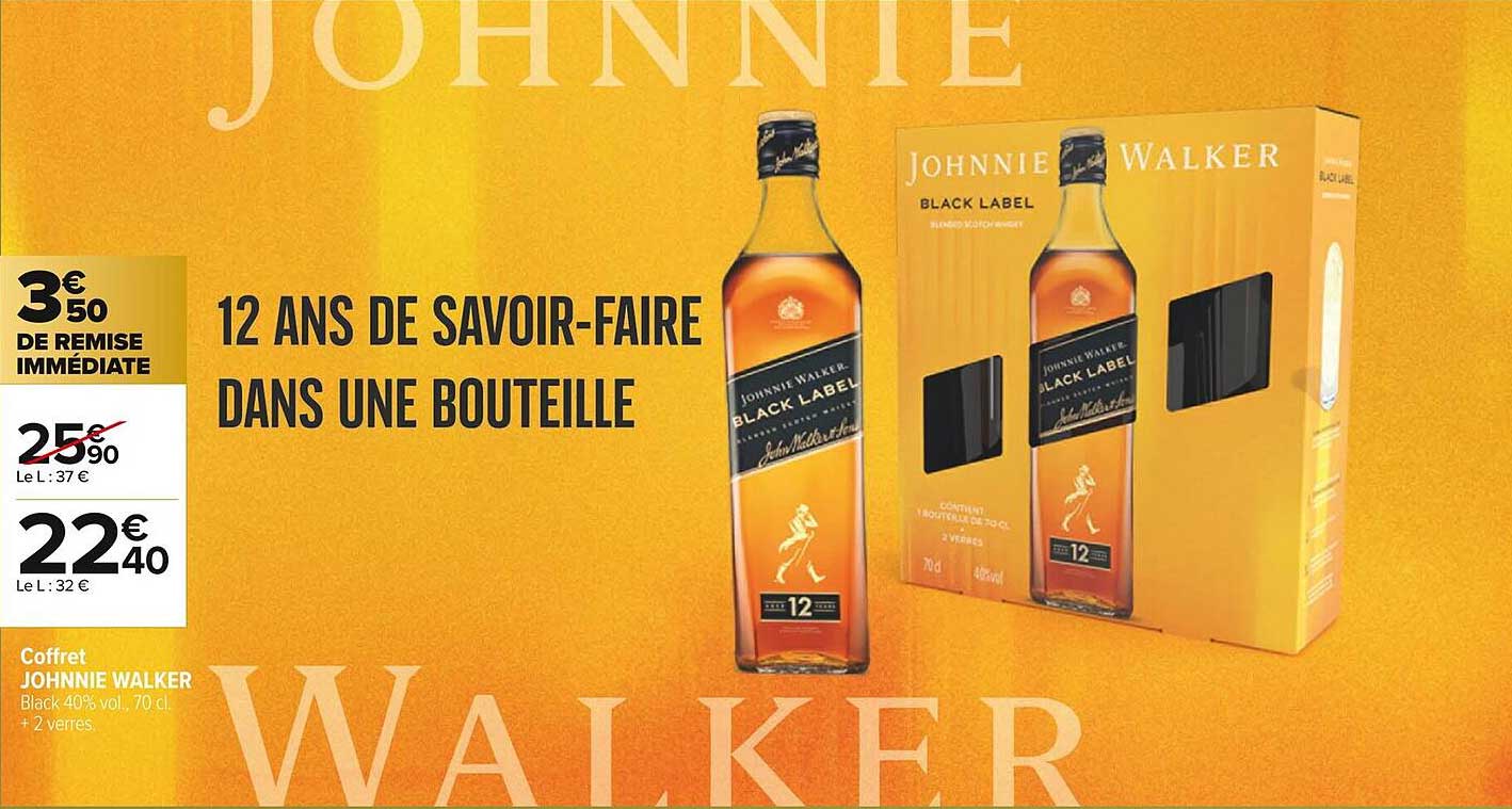 Coffret JOHNNIE WALKER