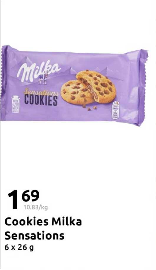Cookies Milka Sensations