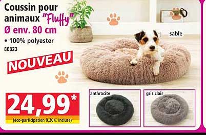 Coussin pour animaux "Fluffy"