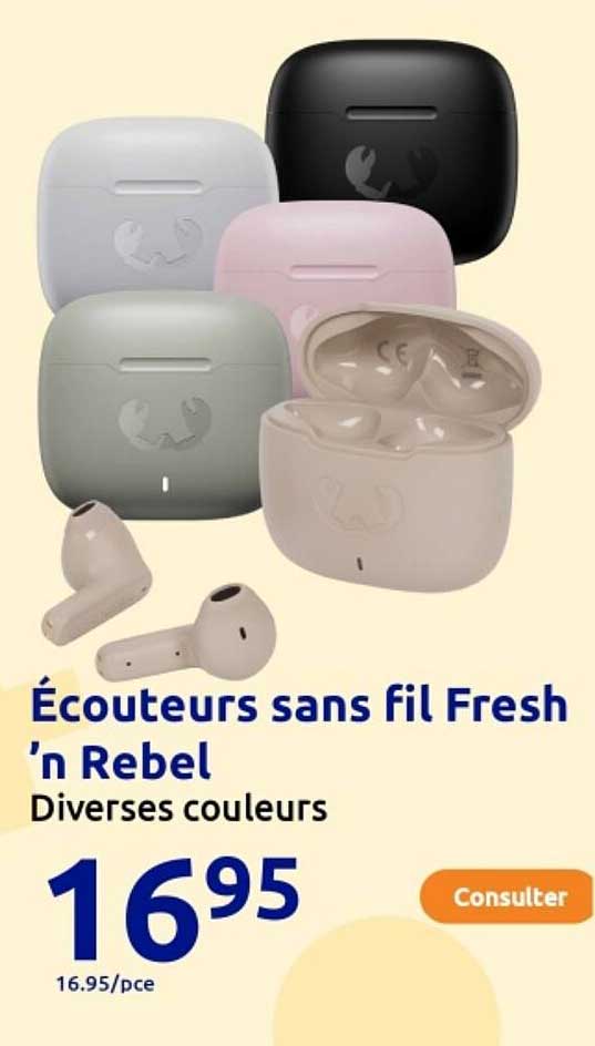 Écouteurs sans fil Fresh 'n Rebel