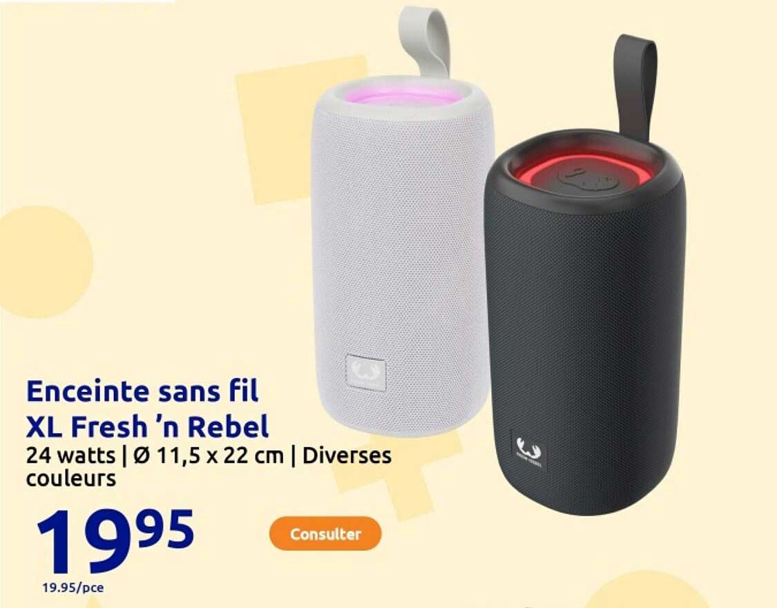 Enceinte sans fil XL Fresh ’n Rebel