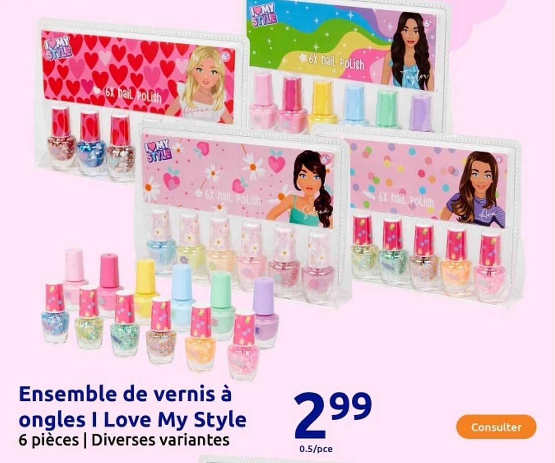 Ensemble de vernis à ongles I Love My Style