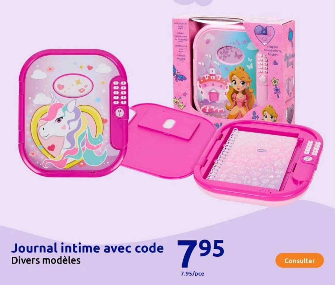 Journal intime avec code