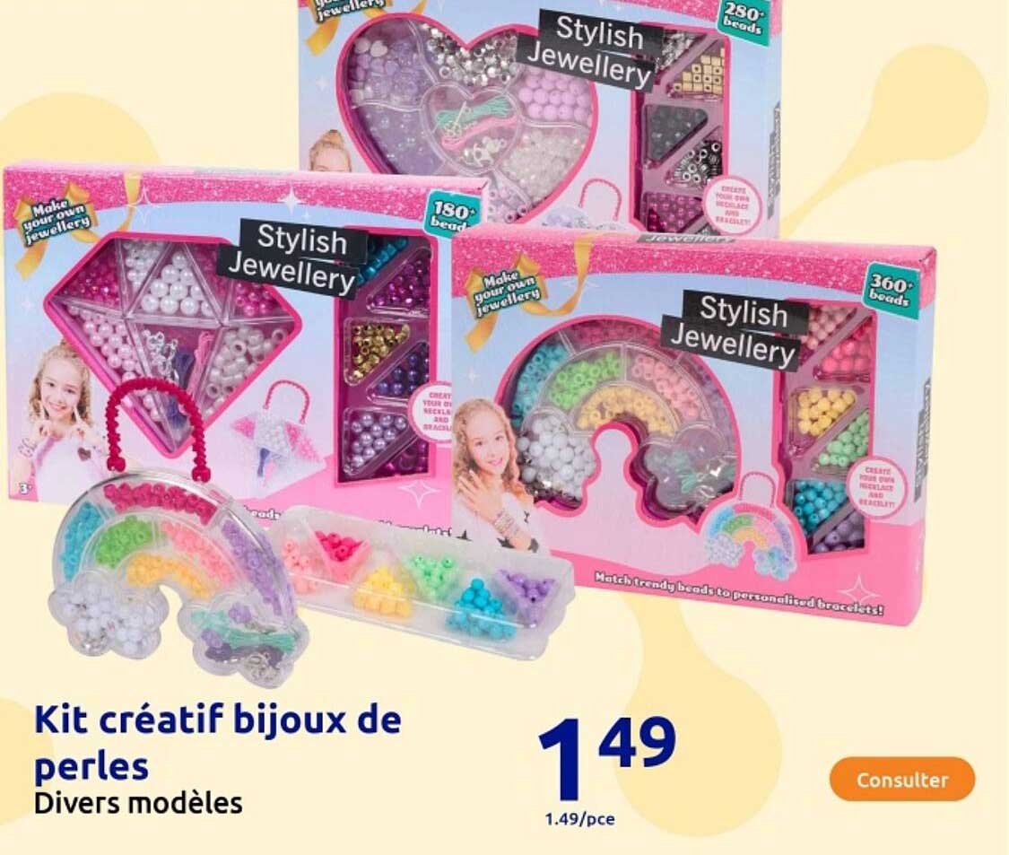 Kit créatif bijoux de perles