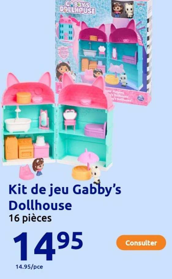 Kit de jeu Gabby’s Dollhouse