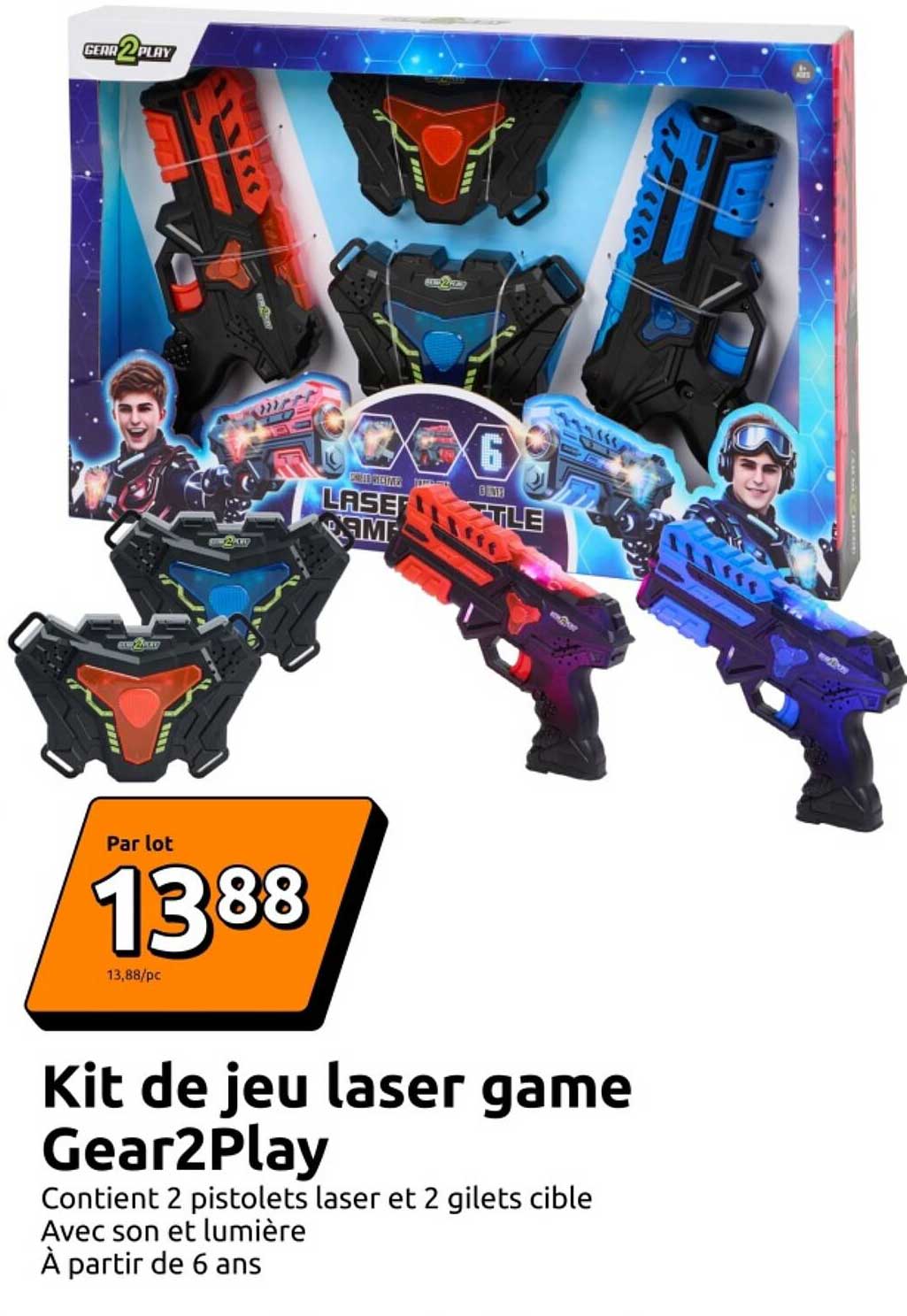 Kit de jeu laser game Gear2Play