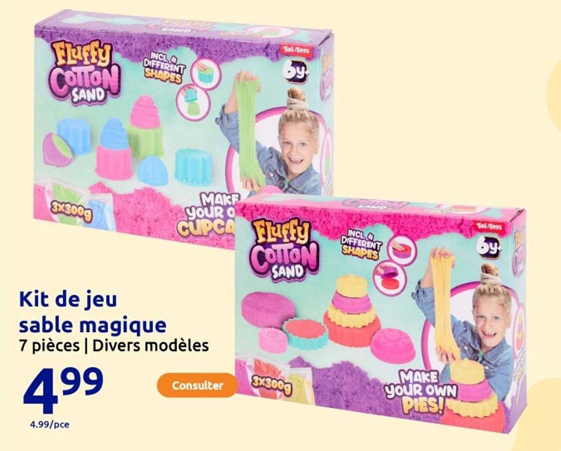 Kit de jeu sable magique