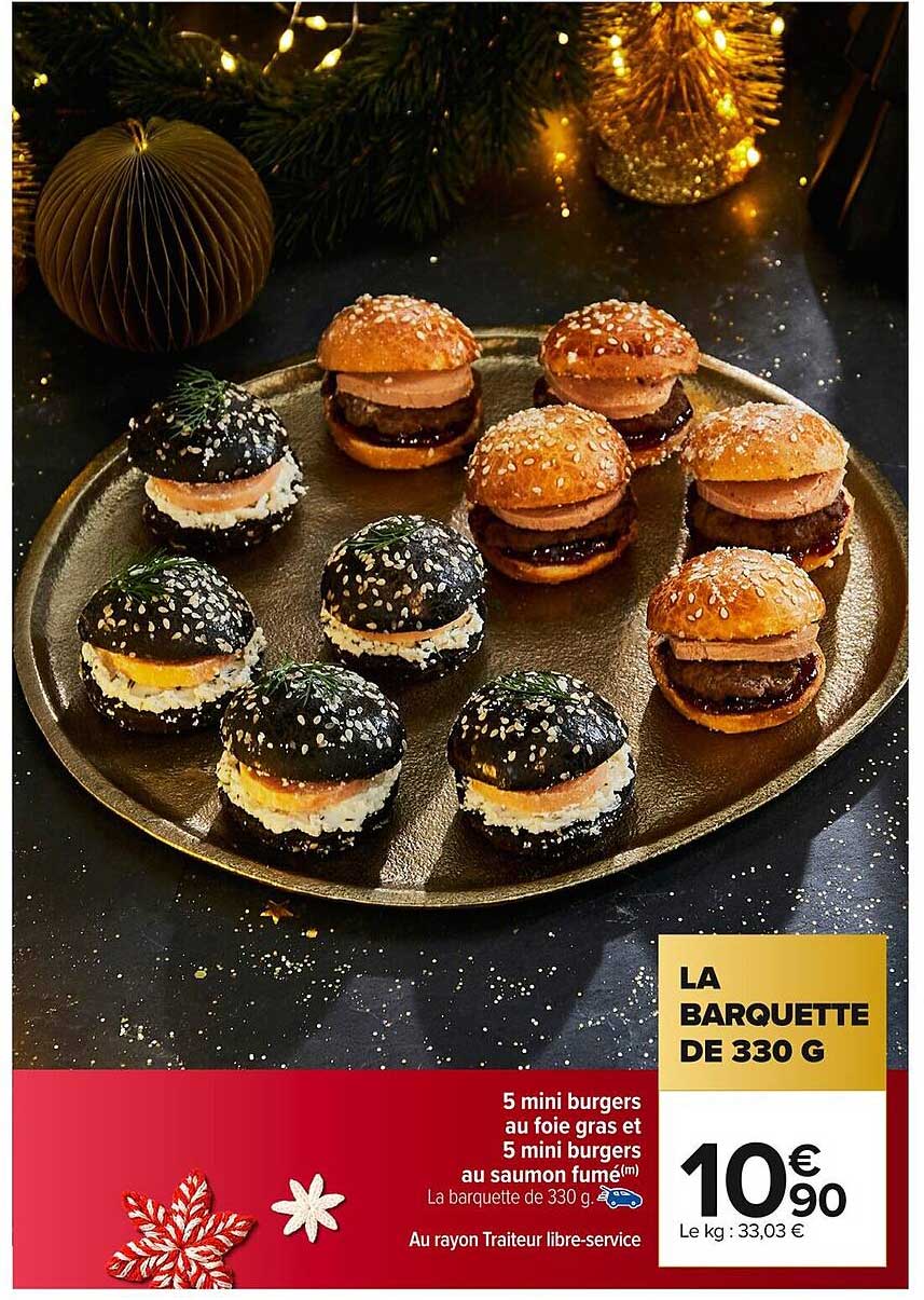 LA BARQUETTE DE 330 G