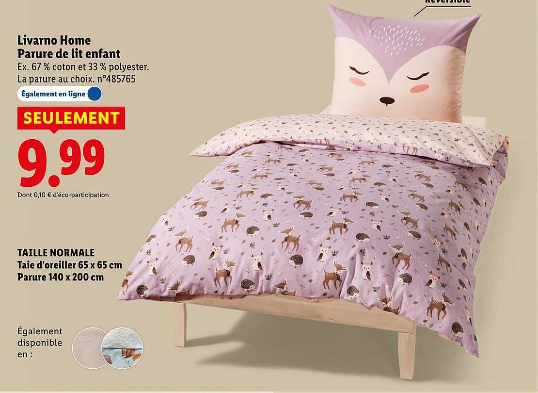 Livarno Home Parure de lit enfant