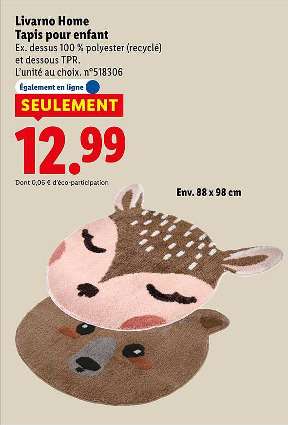 Livorno Home Tapis pour enfant