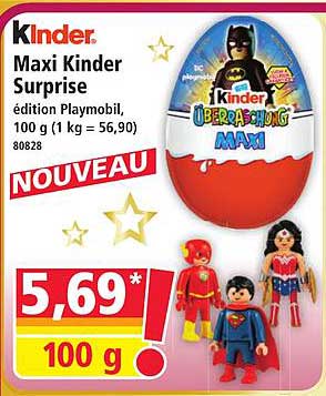 Maxi Kinder Surprise édition Playmobil