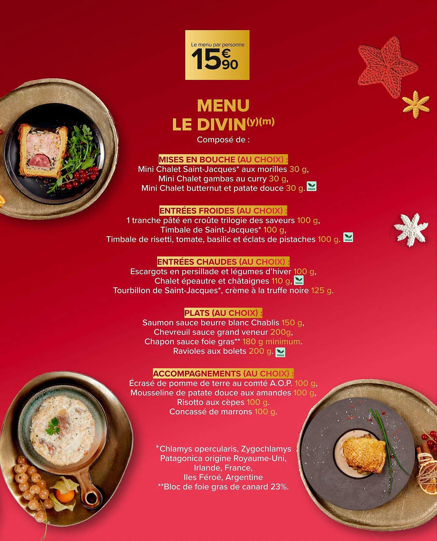 MENU LE DIVIN(y)(m)