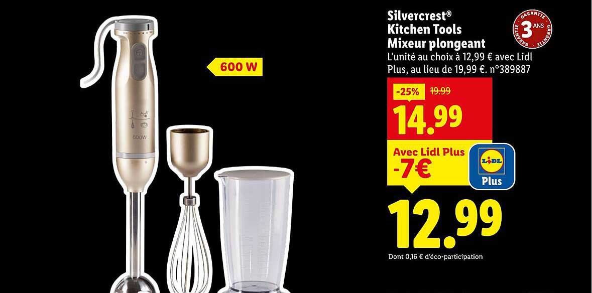 Mixeur plongeant Silvercrest® Kitchen Tools