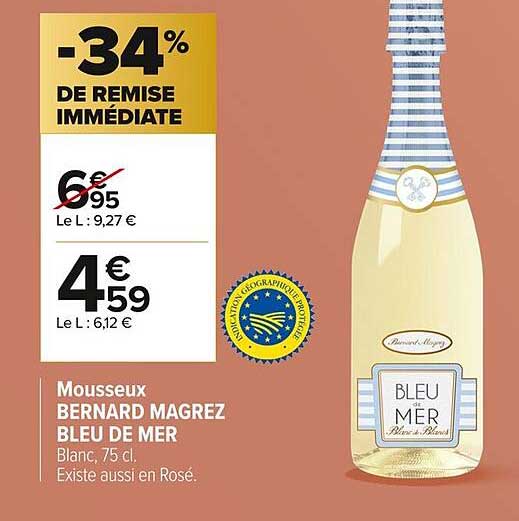Mousseux BERNARD MAGREZ BLEU DE MER