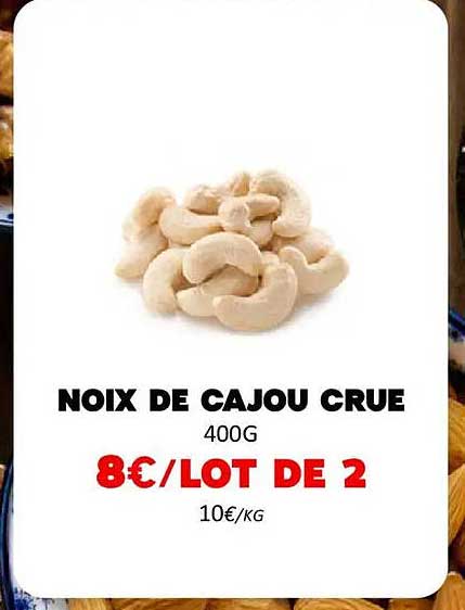 NOIX DE CAJOU CRUE