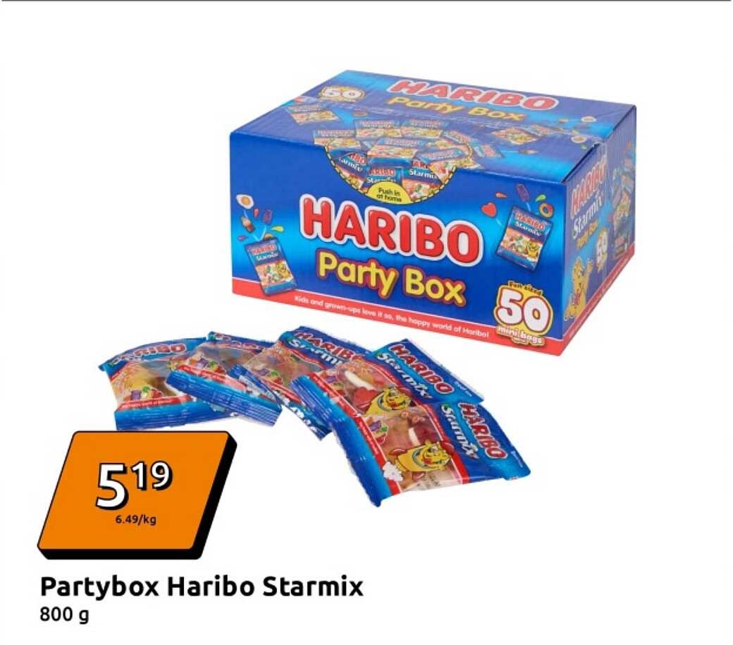 Partybox Haribo Starmix