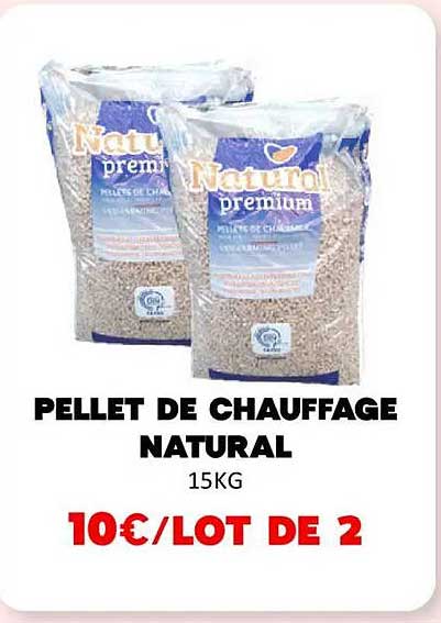 PELLET DE CHAUFFAGE NATURAL