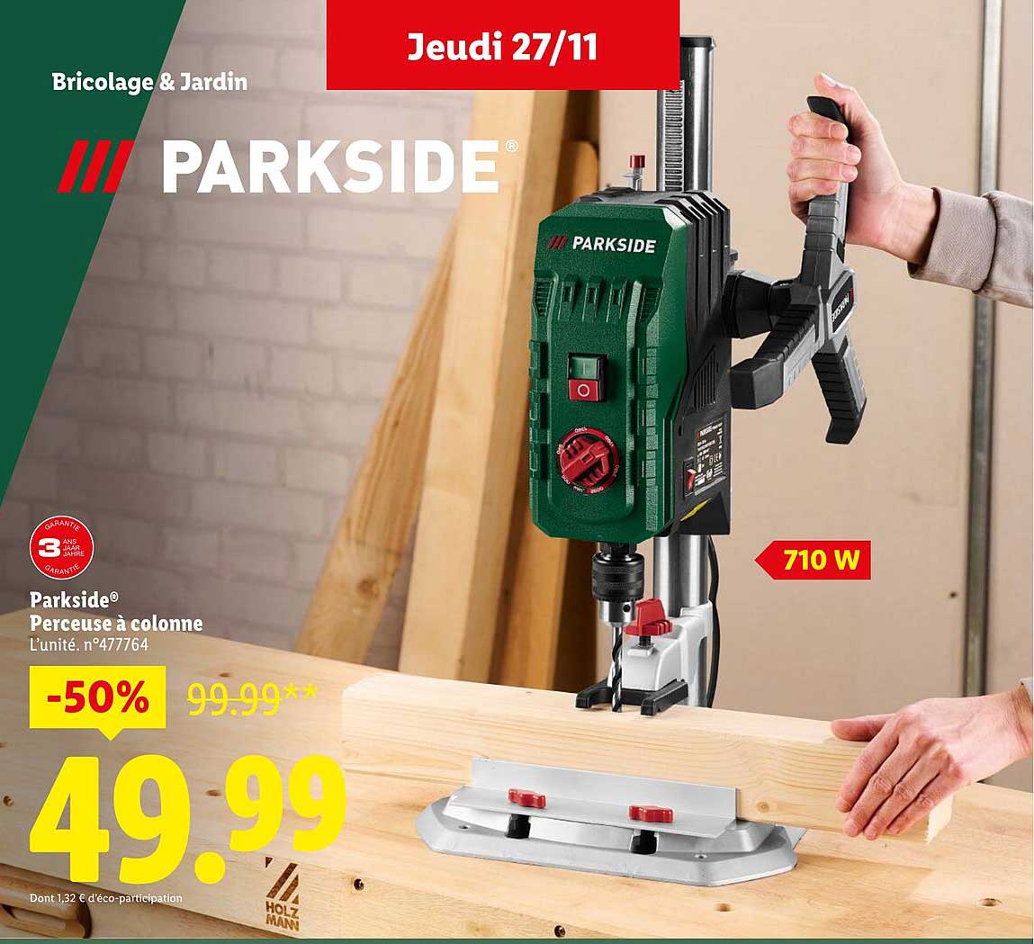 Perceuse à colonne Parkside - L’unité n°477764