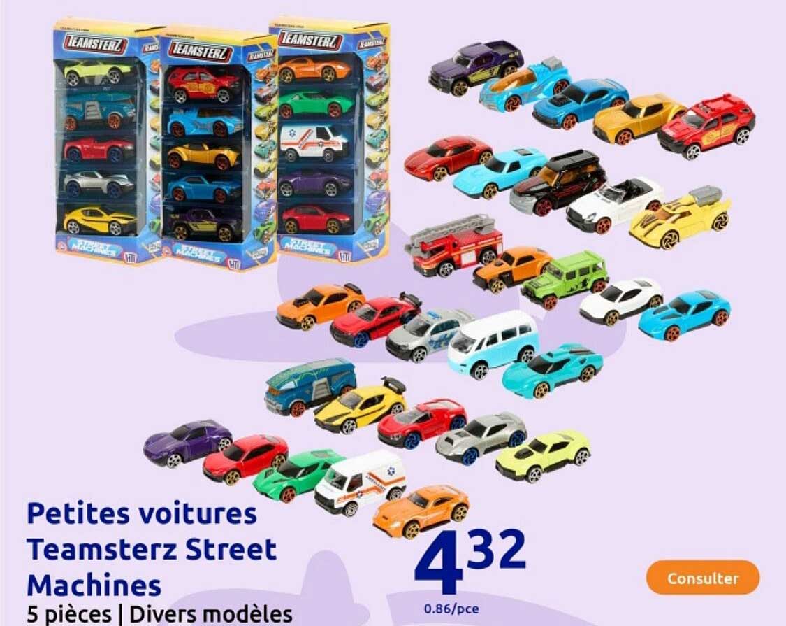 Petites voitures Teamsterz Street Machines