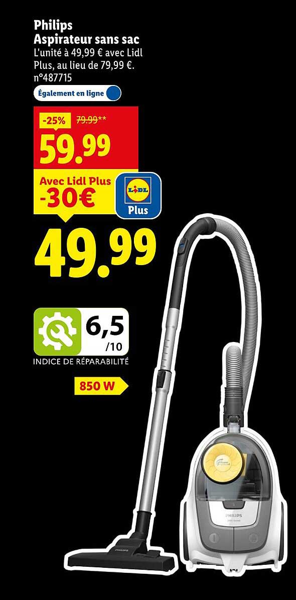 Philips Aspirateur sans sac