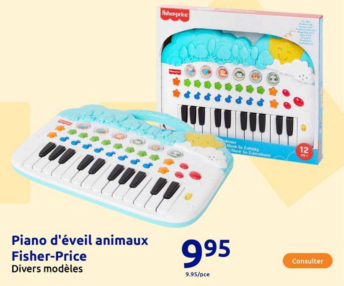Piano d'éveil animaux Fisher-Price