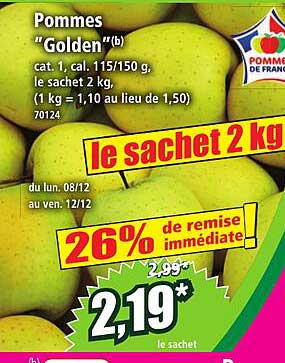Pommes "Golden"