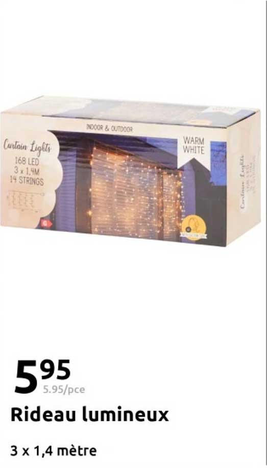 Rideau lumineux