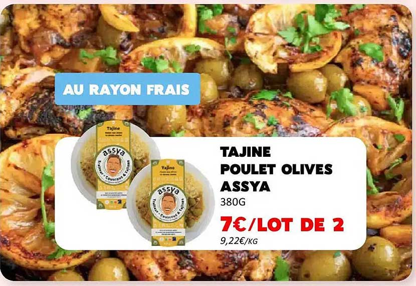 TAJINE POULET OLIVES ASSYA
