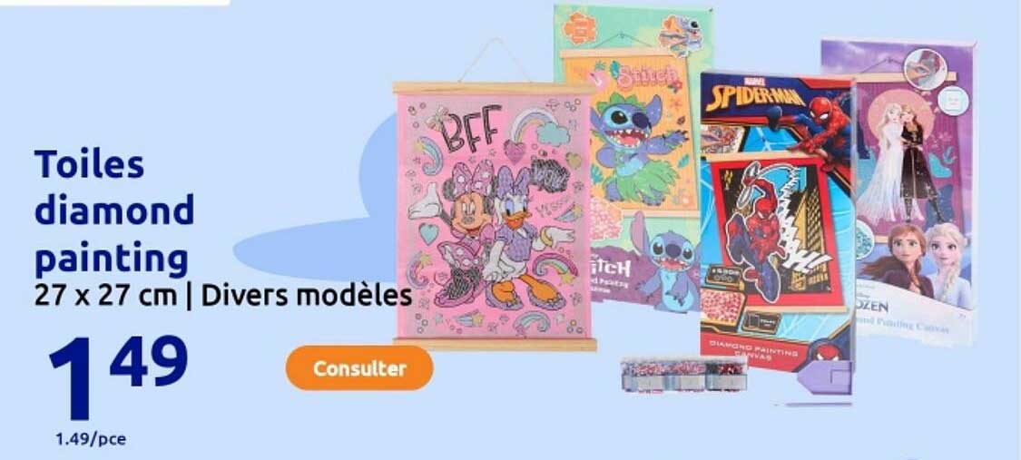 Toiles diamond painting