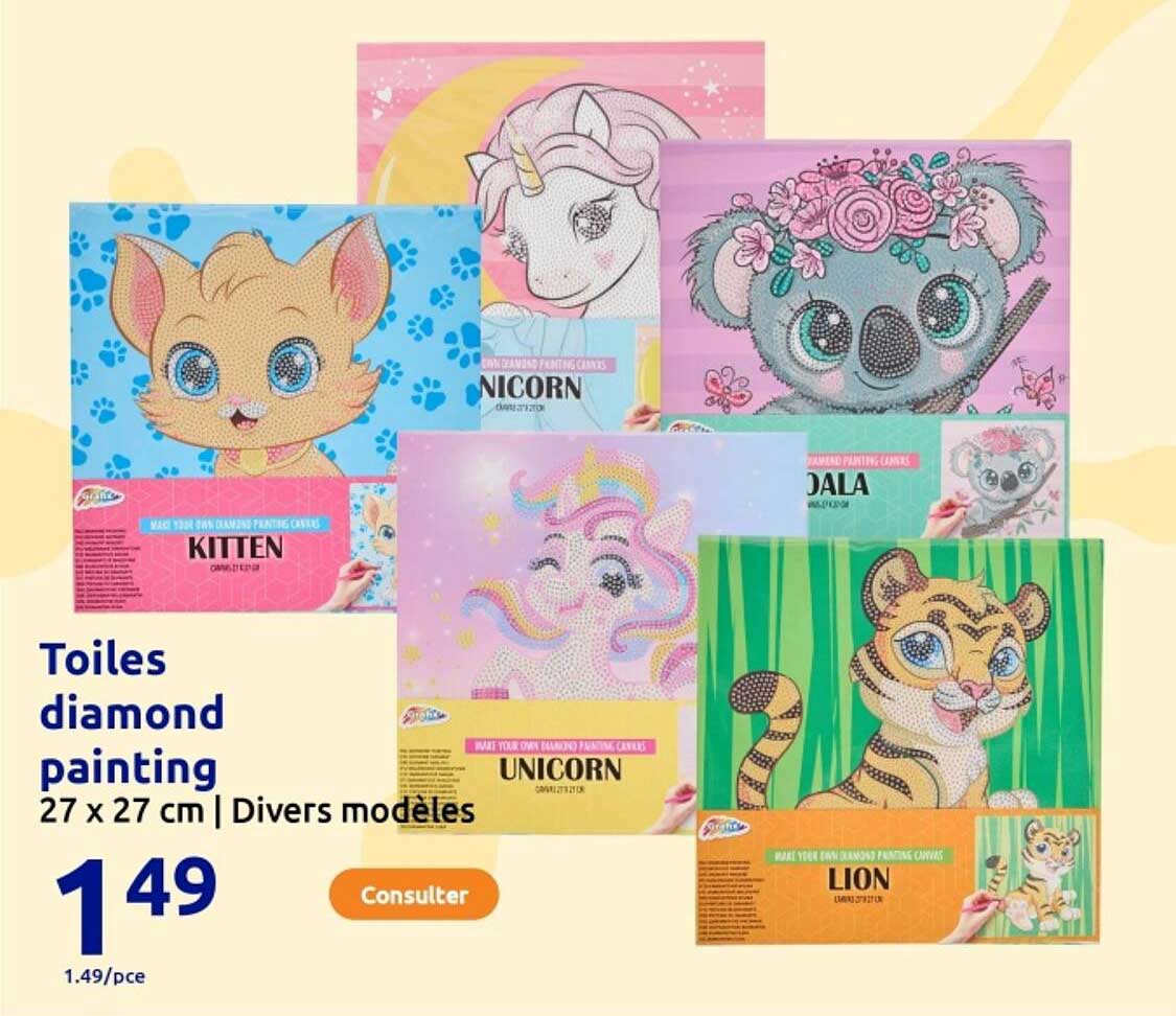 Toiles diamond painting