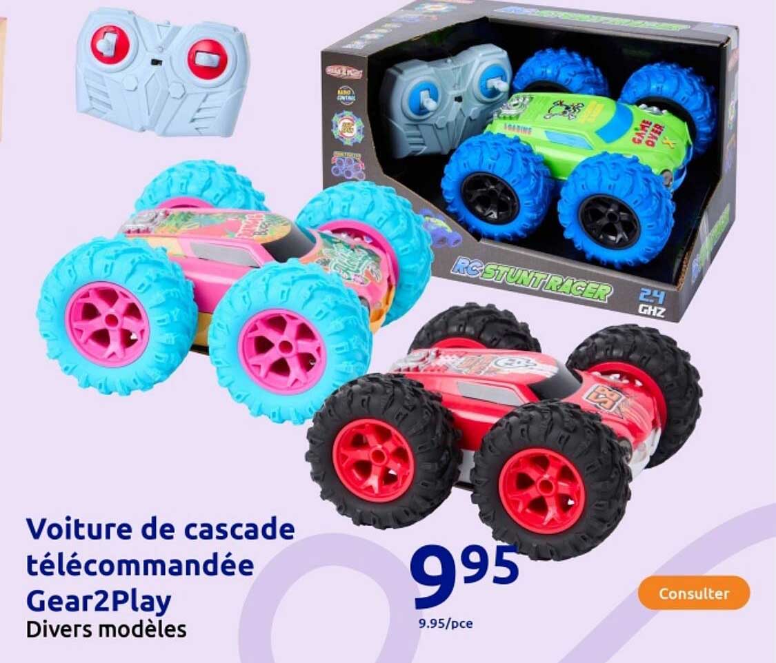 Voiture de cascade télécommandée Gear2Play
