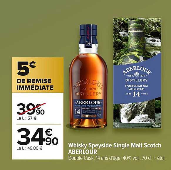 Whisky Speyside Single Malt Scotch ABERLOUR