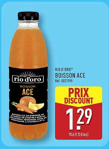 Promo Rio D'oro® Boisson Ace chez ALDI - 123Catalogue.fr