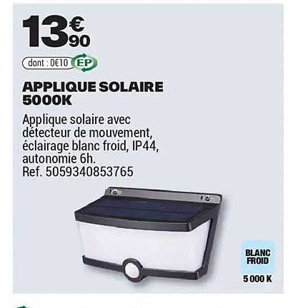 APPLIQUE SOLAIRE 5000K