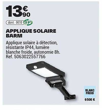 APPLIQUE SOLAIRE BARM