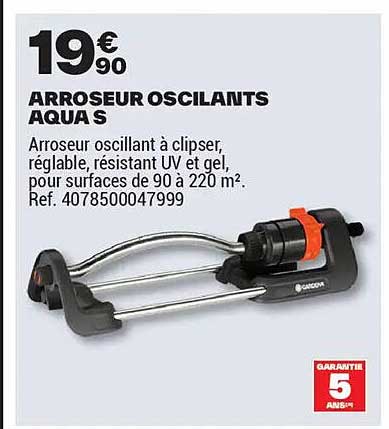 ARROSEUR OSCILLANTS AQUA S