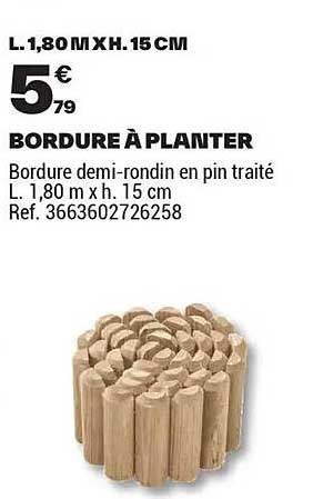 BORDURE À PLANTER