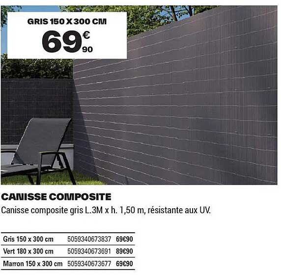 CANISSE COMPOSITE