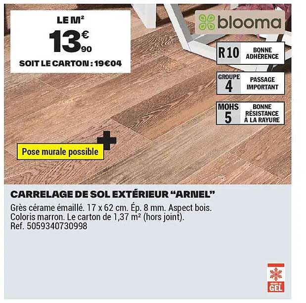 CARRELAGE DE SOL EXTÉRIEUR “ARNEL”
