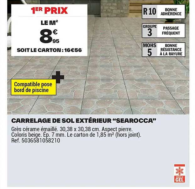 CARRELAGE DE SOL EXTÉRIEUR “SEAROCCA”