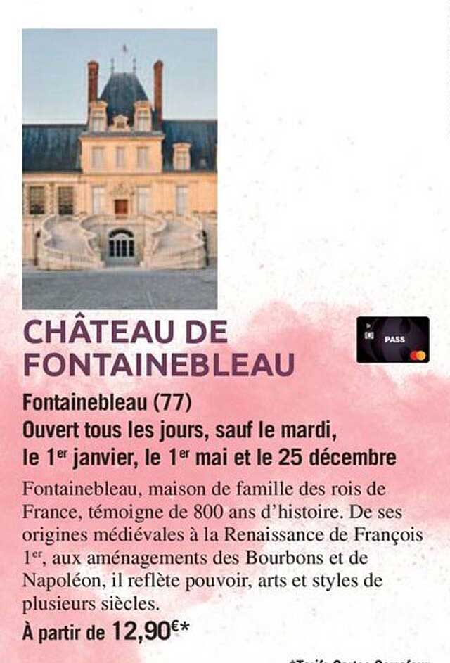 CHÂTEAU DE FONTAINEBLEAU